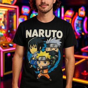 Ripple Junction Black Naruto Kids T-Shirt